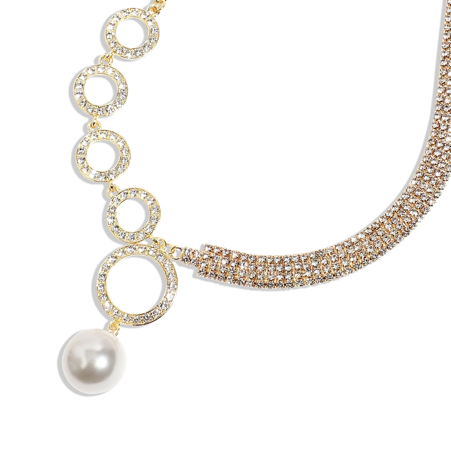 Gold-Plated Short Necklace Necklace