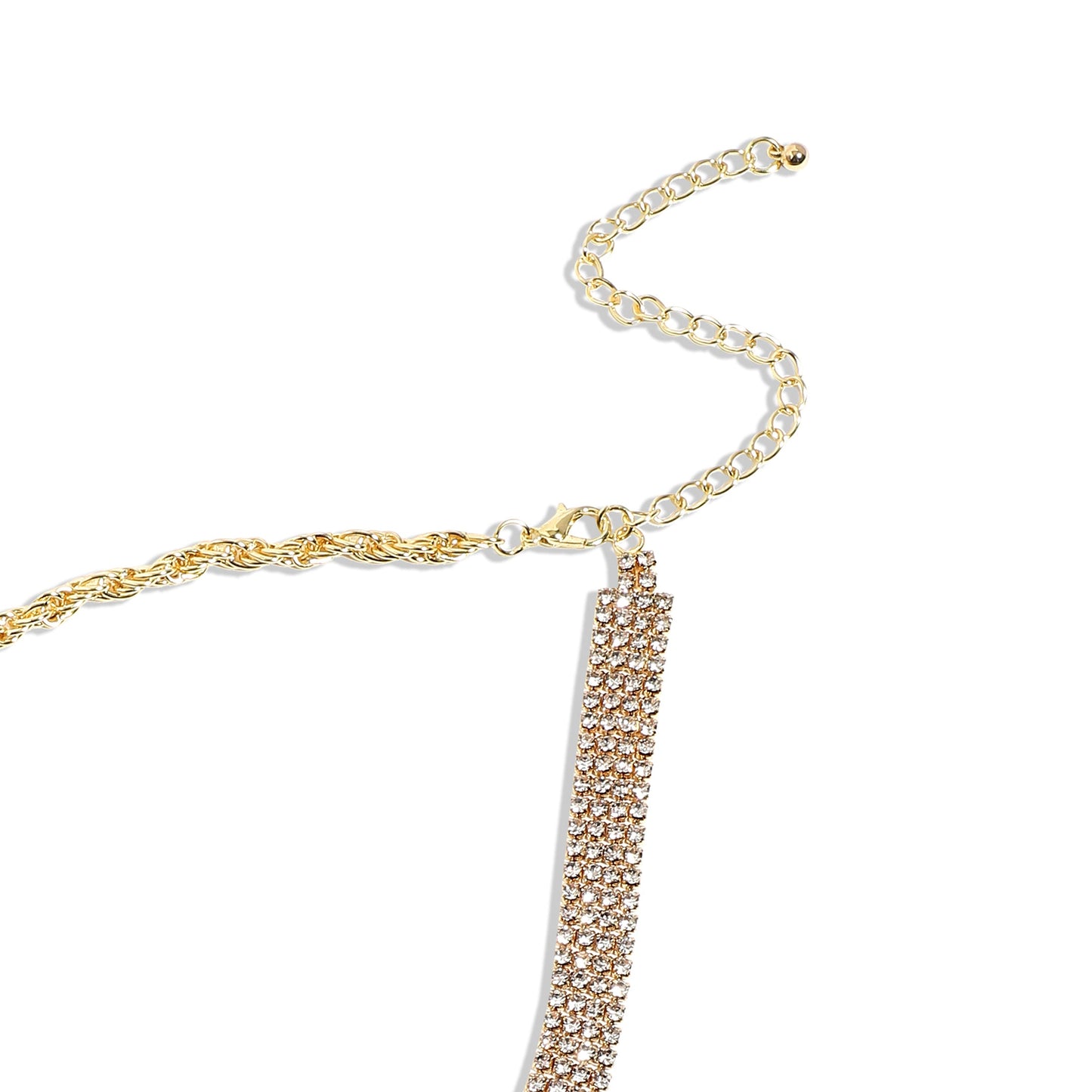 Gold-Plated Short Necklace Necklace