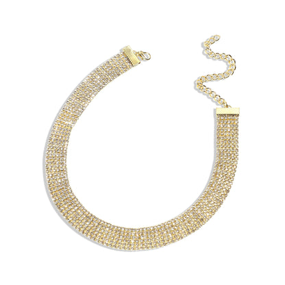 Gold-Plated Choker Necklace