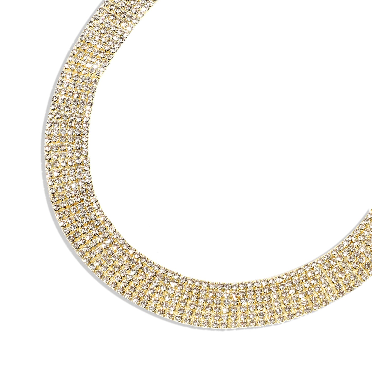 Gold-Plated Choker Necklace