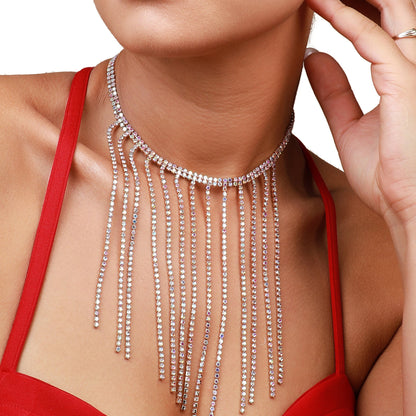 Gold-Plated Long Necklace Necklace