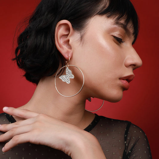 Gold-Plated Drop Earrings Earrings