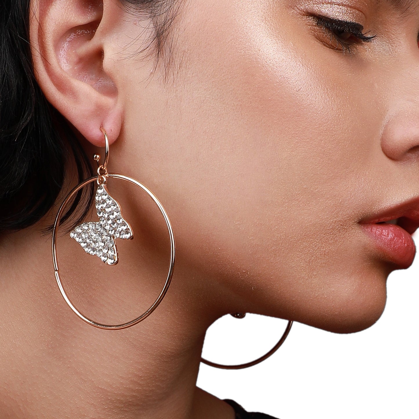 Gold-Plated Drop Earrings Earrings