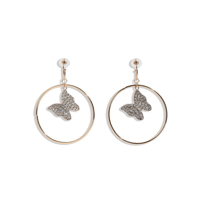 Gold-Plated Drop Earrings Earrings