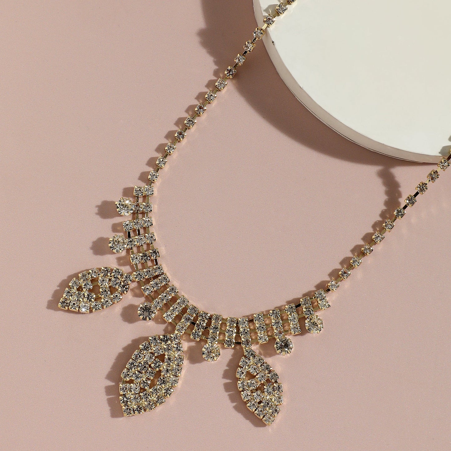 Gold-Plated Short Necklace Necklace