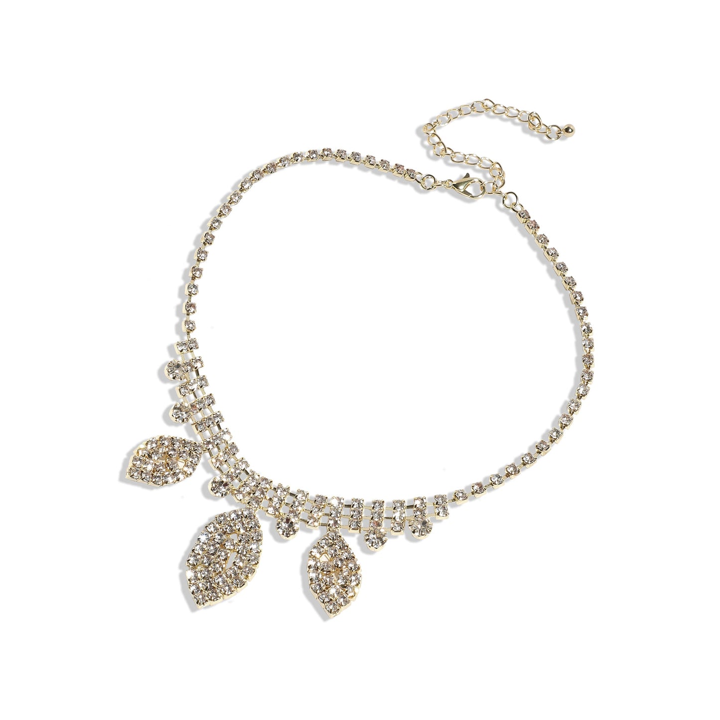 Gold-Plated Short Necklace Necklace