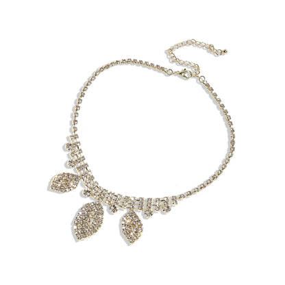 Gold-Plated Short Necklace Necklace