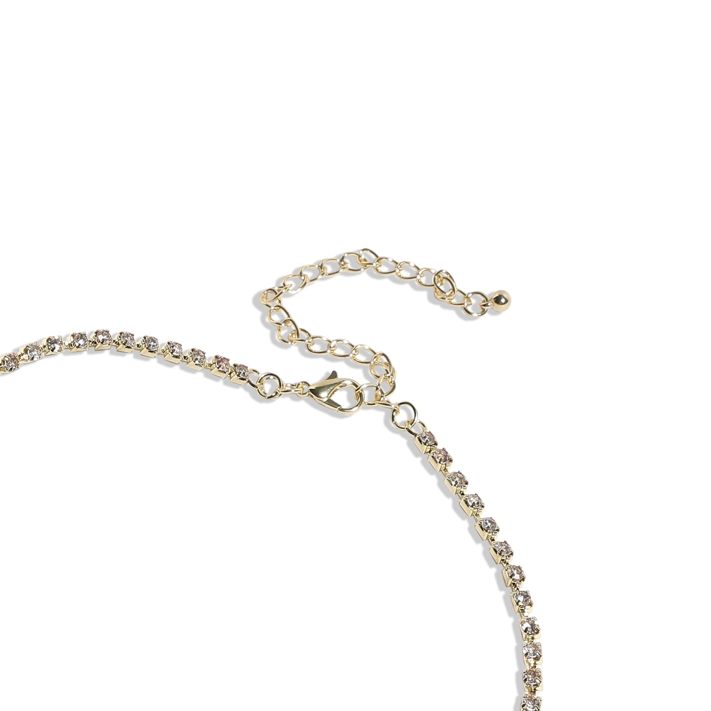 Gold-Plated Short Necklace Necklace