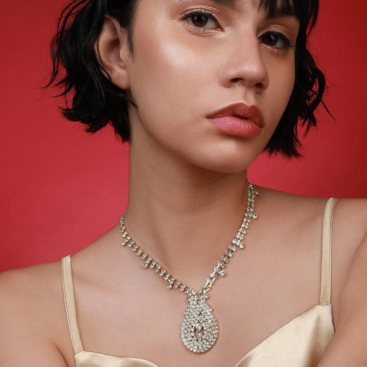 Gold-Plated Short Necklace Necklace