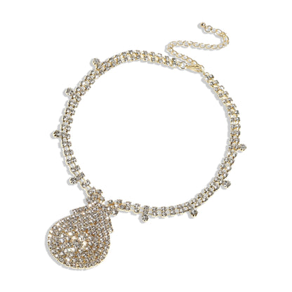 Gold-Plated Short Necklace Necklace