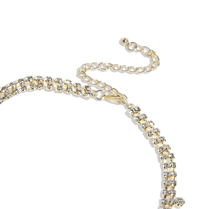 Gold-Plated Short Necklace Necklace