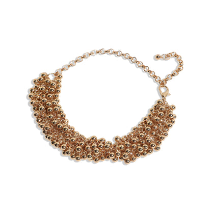 Gold-Plated Short Necklace Necklace