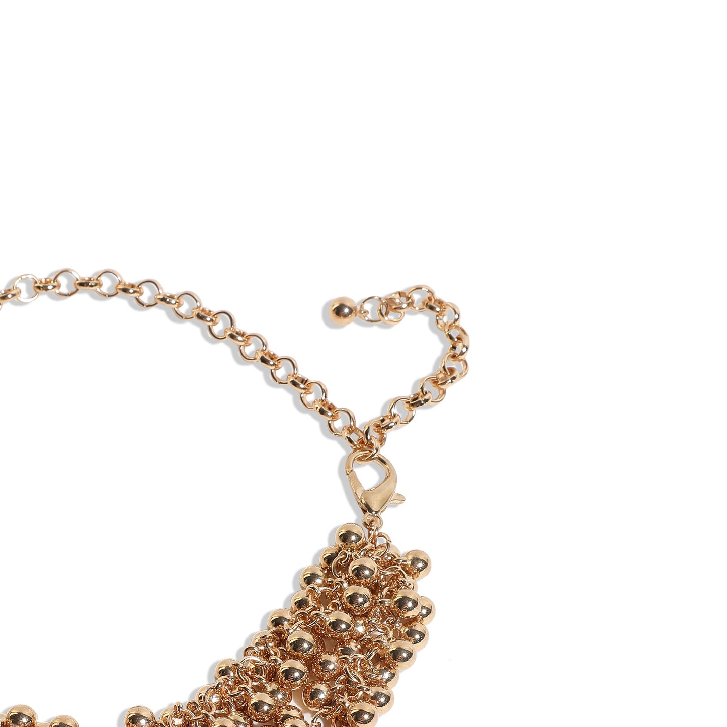 Gold-Plated Short Necklace Necklace