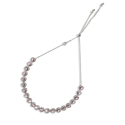 Silver-Plated Short Necklace Necklace