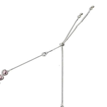 Silver-Plated Short Necklace Necklace