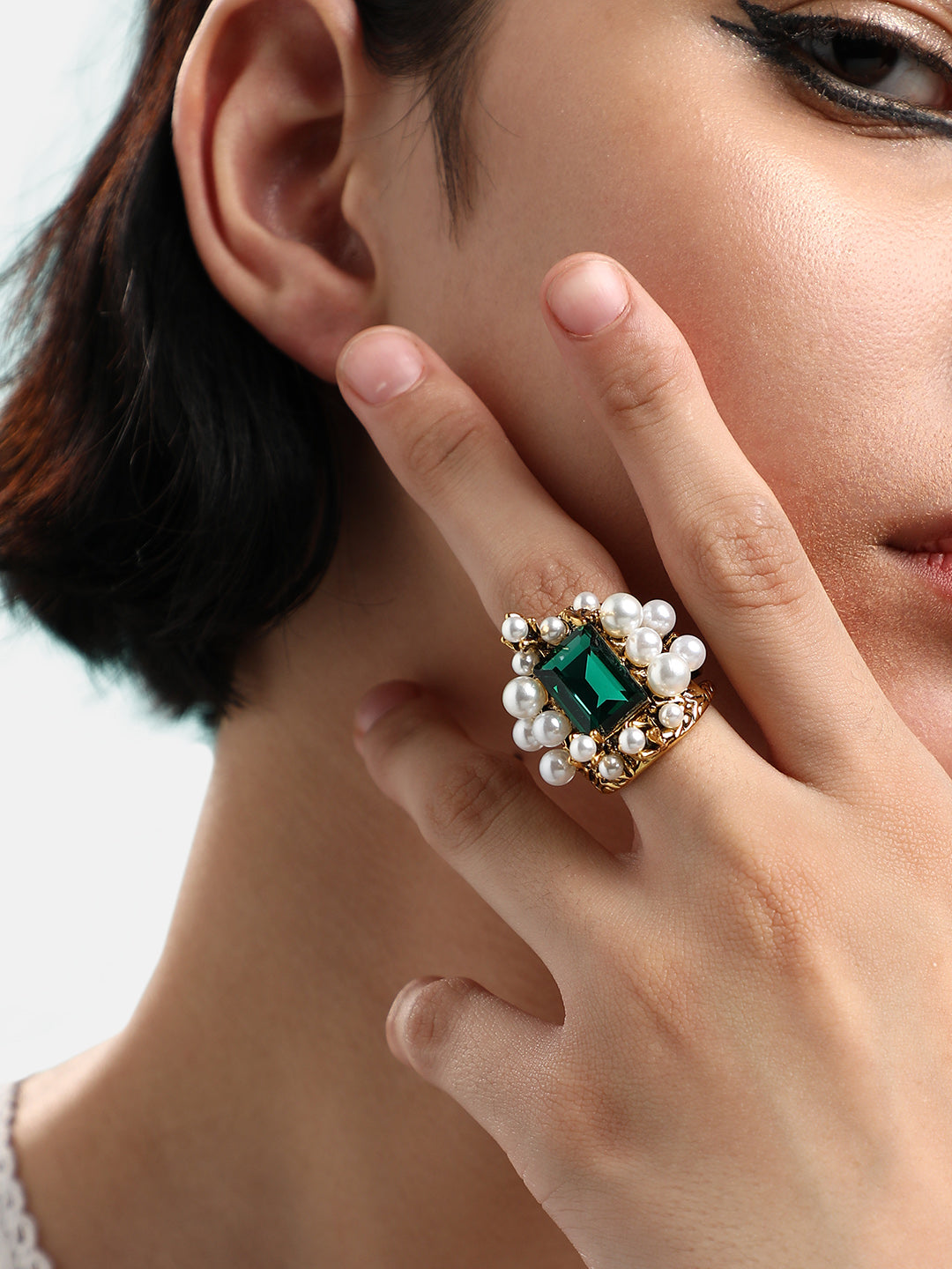 Gold-Plated Finger Ring