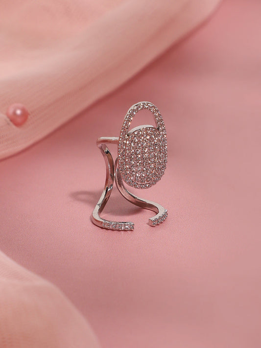 Gold-Plated Nail Ring