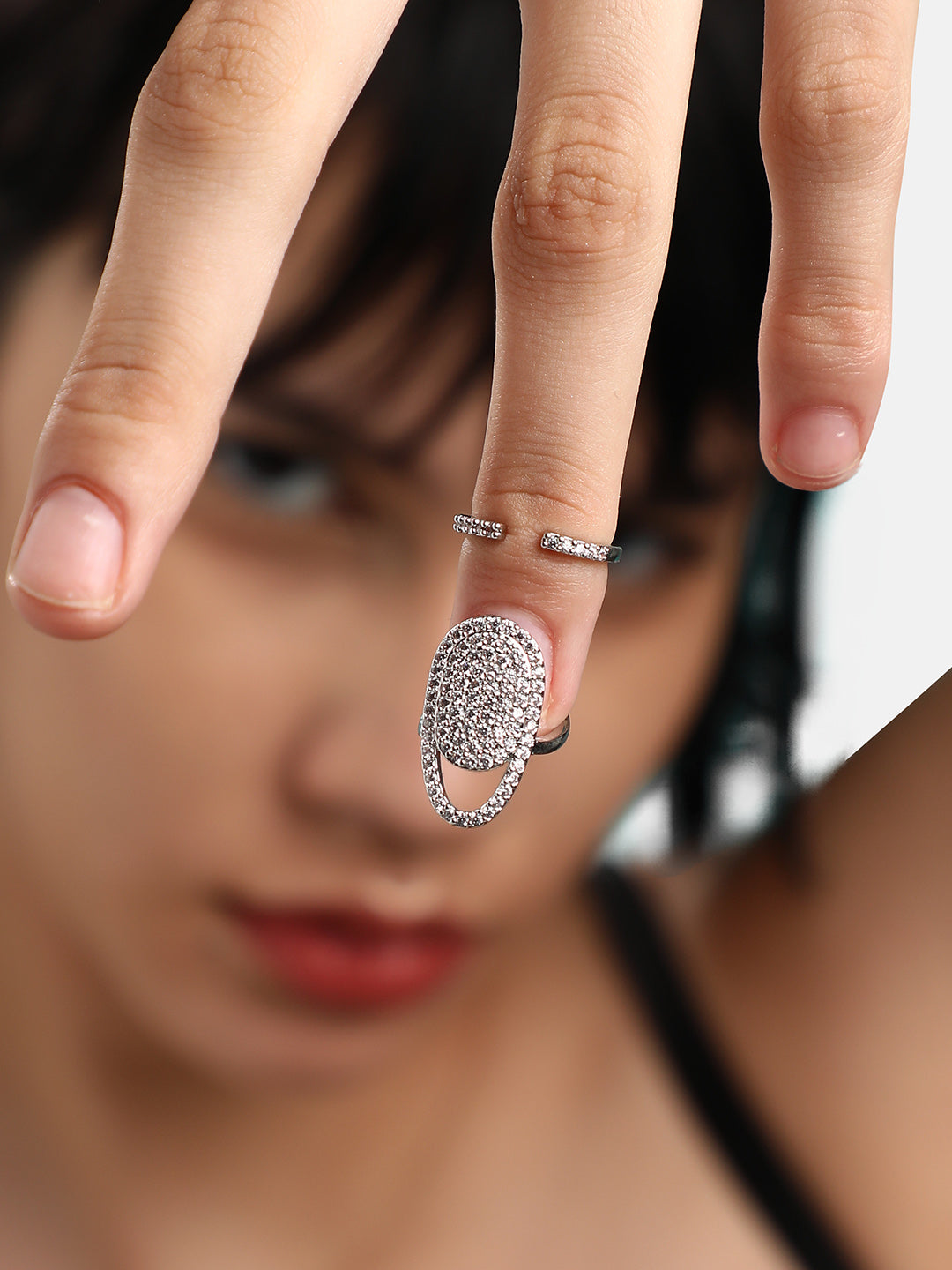 Gold-Plated Nail Ring