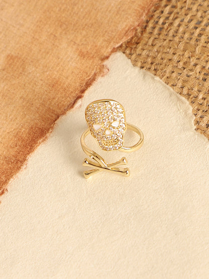 Gold-Plated Nail Ring