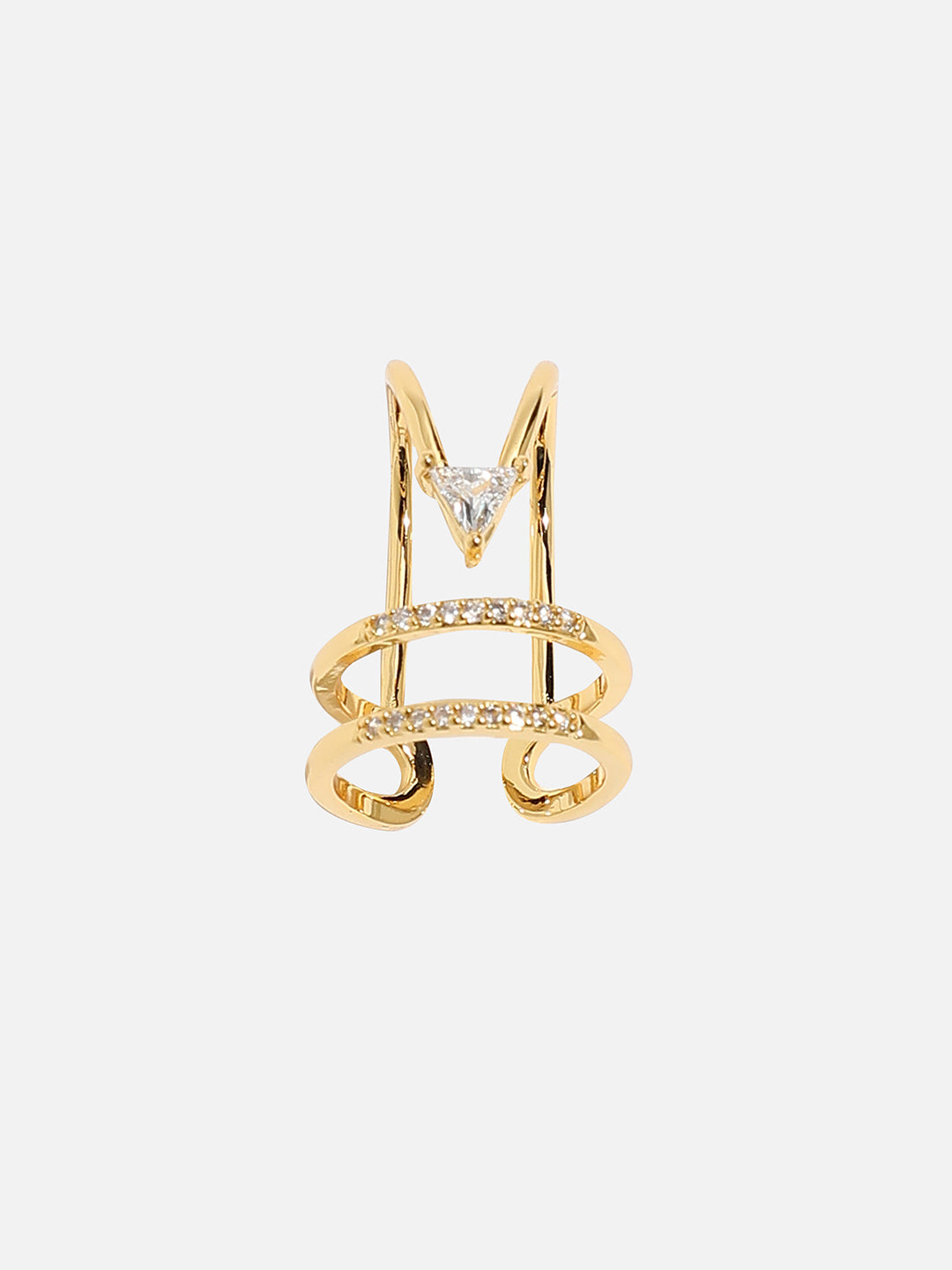 Gold-Plated Nail Ring