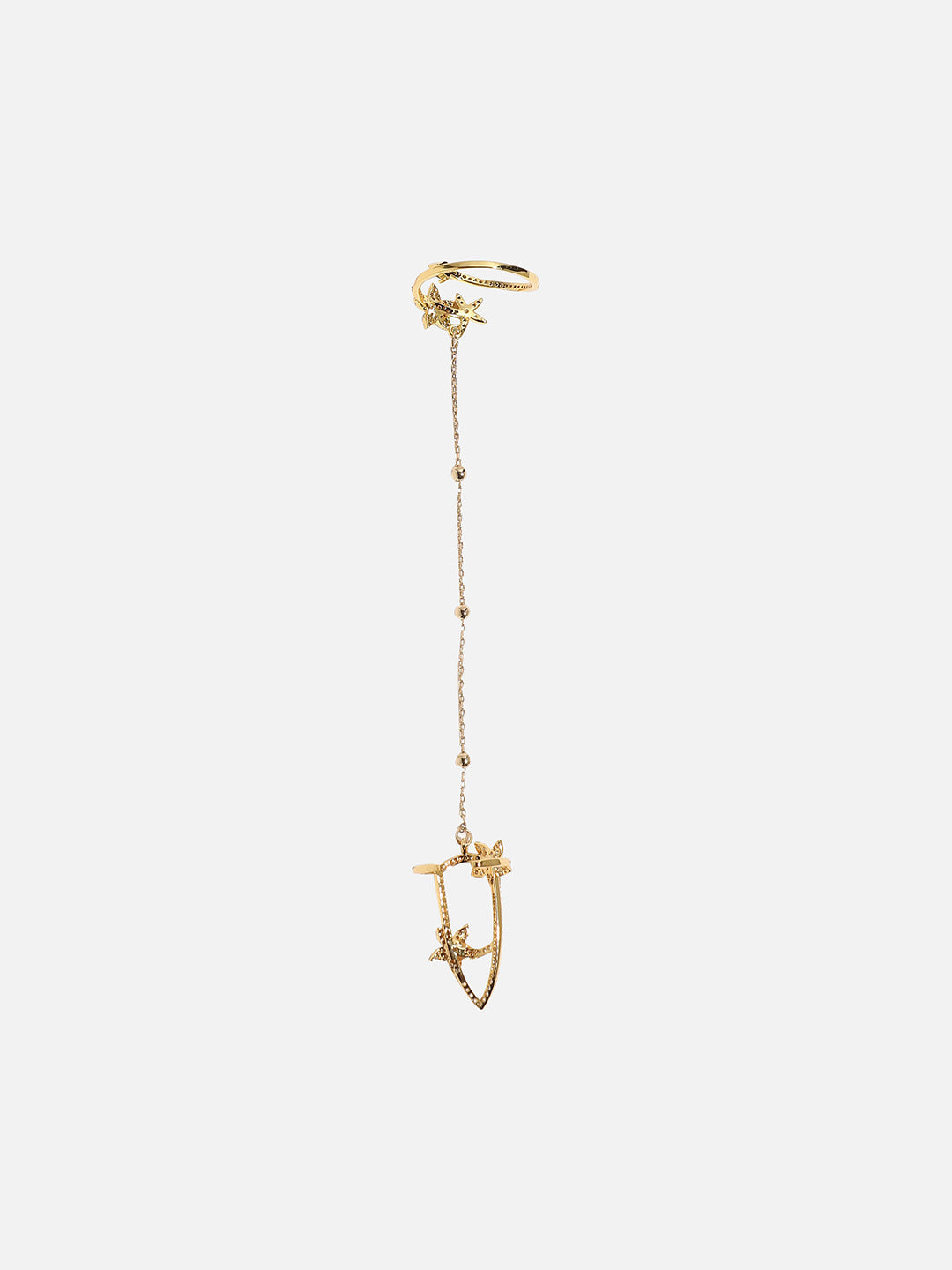 Gold-Plated Nail Ring