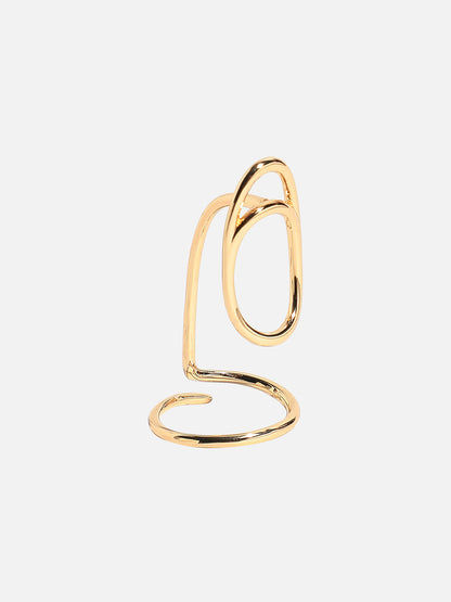 Gold-Plated Nail Ring