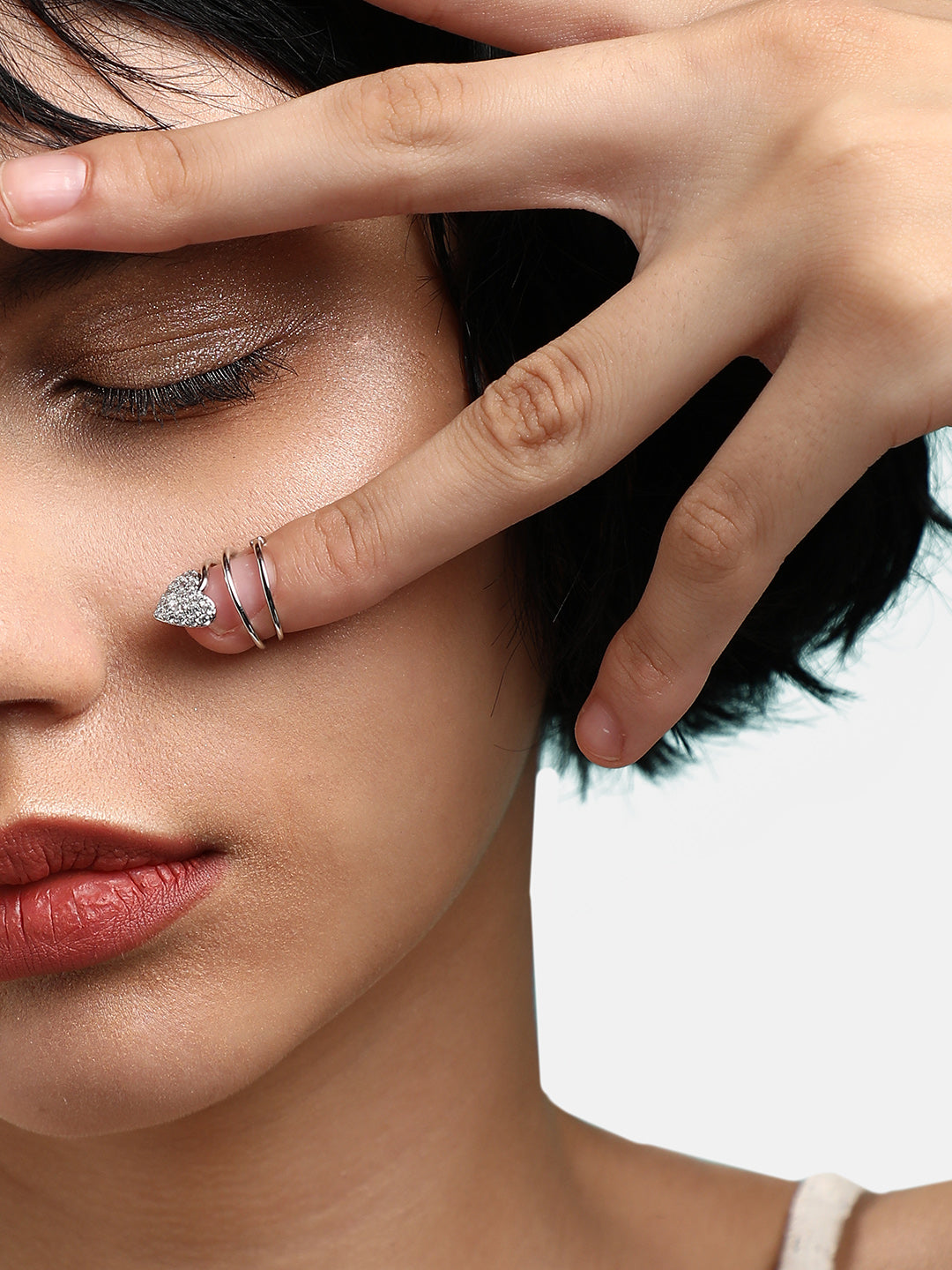 Gold-Plated Nail Ring