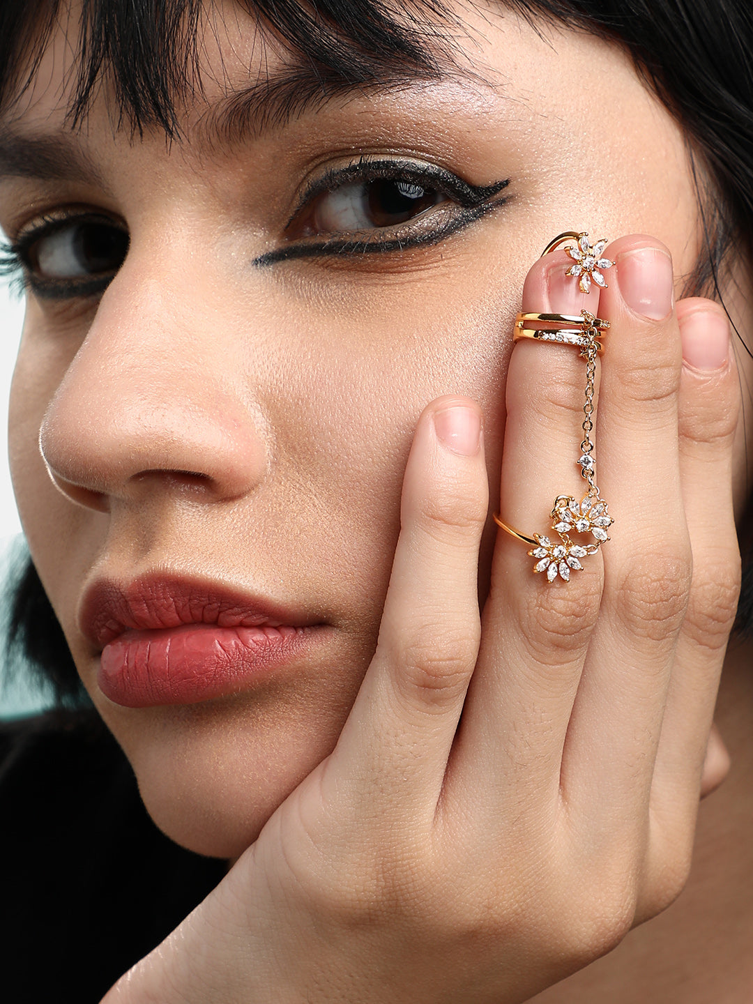 Gold-Plated Finger Ring