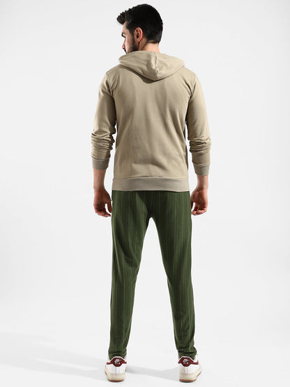 Cotton Solid Regular Fit Tracksuit For Casual Wear