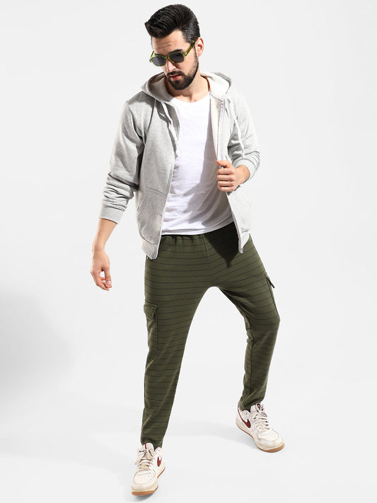 Cotton Solid Regular Fit Tracksuit For Casual Wear