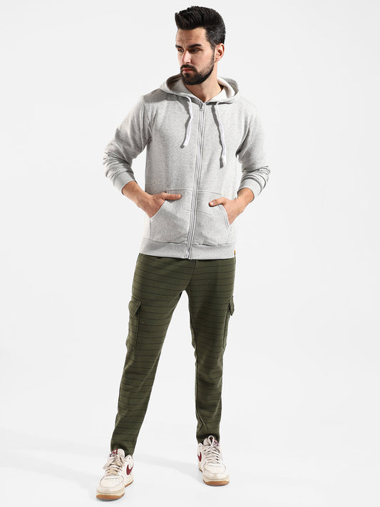 Cotton Solid Regular Fit Tracksuit For Casual Wear