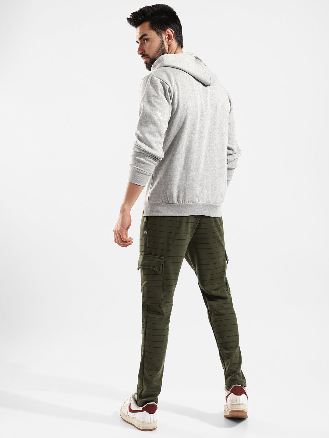 Cotton Solid Regular Fit Tracksuit For Casual Wear
