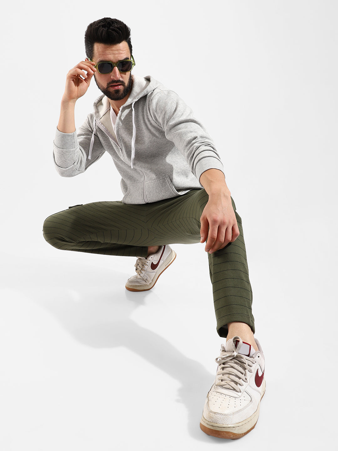 Cotton Solid Regular Fit Tracksuit For Casual Wear