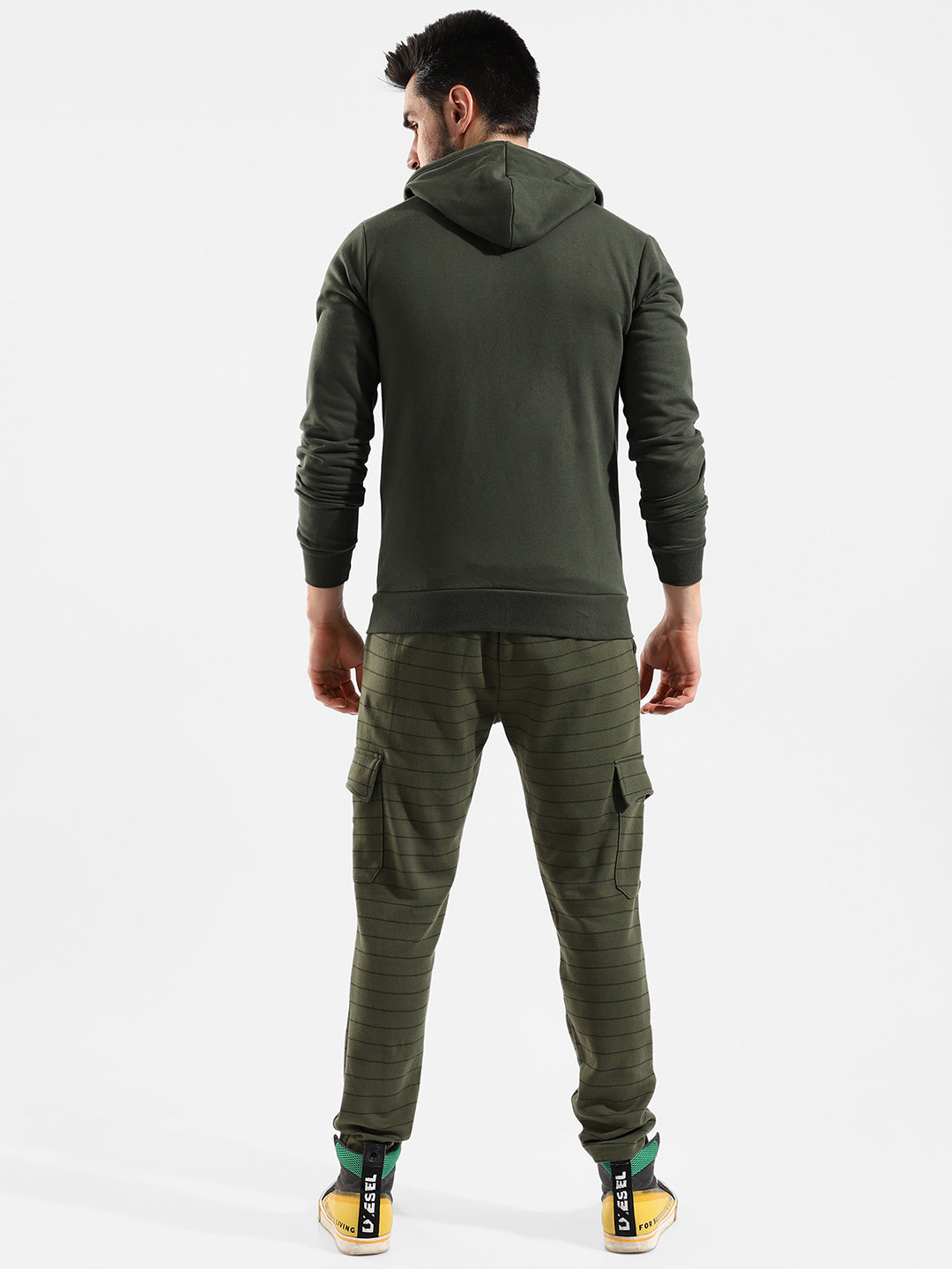 Cotton Solid Regular Fit Tracksuit For Casual Wear