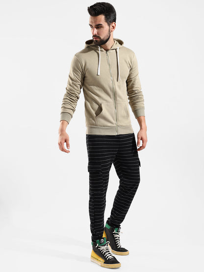 Cotton Solid Regular Fit Tracksuit For Casual Wear