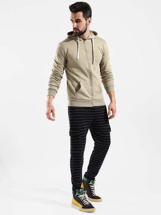 Cotton Solid Regular Fit Tracksuit For Casual Wear
