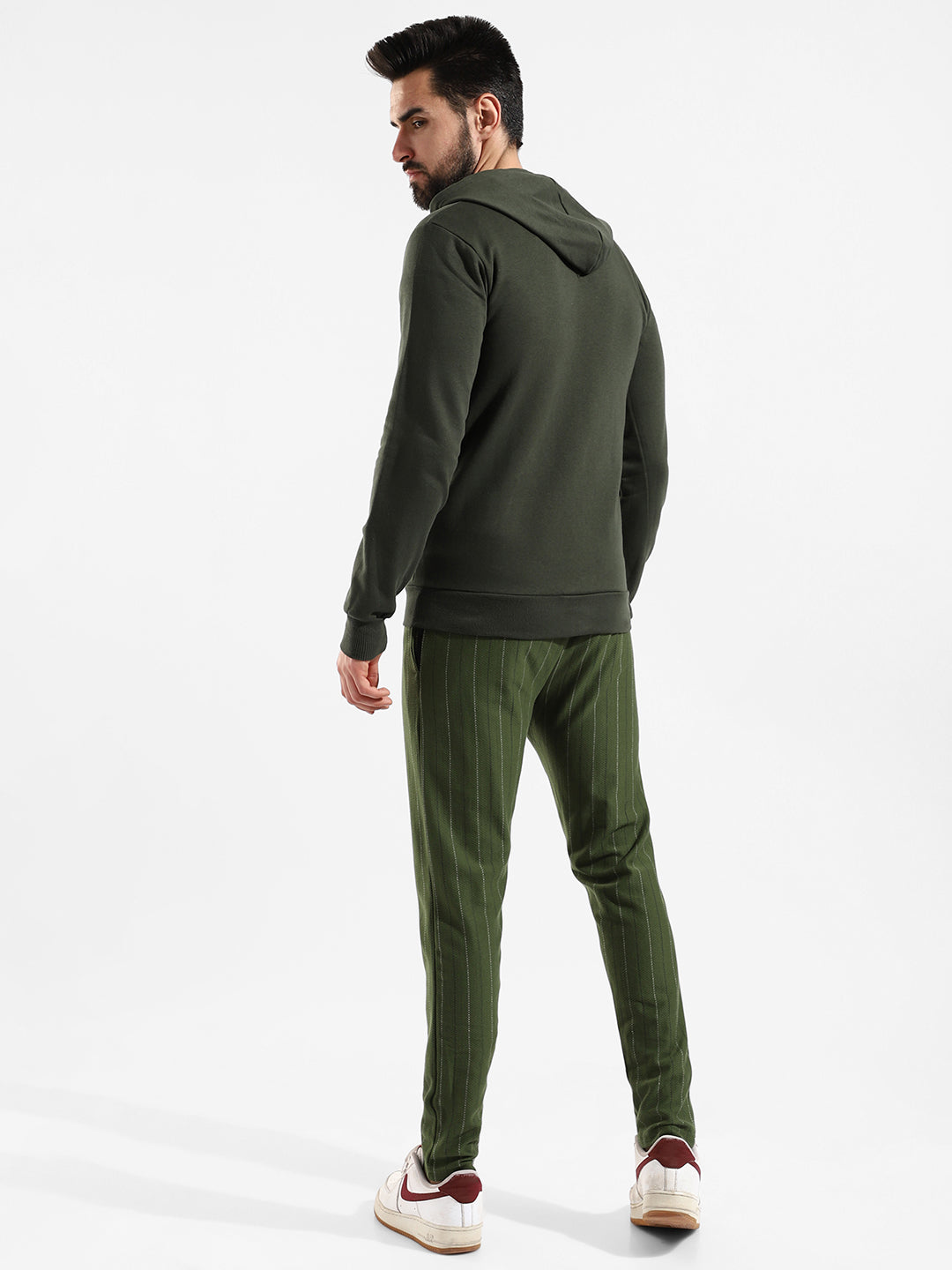 Cotton Solid Regular Fit Tracksuit For Casual Wear