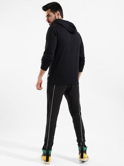 Cotton Solid Regular Fit Tracksuit For Casual Wear