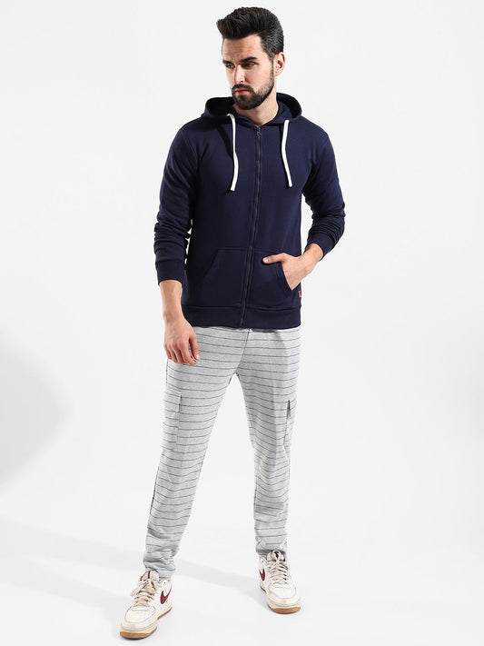 Cotton Solid Regular Fit Tracksuit For Casual Wear