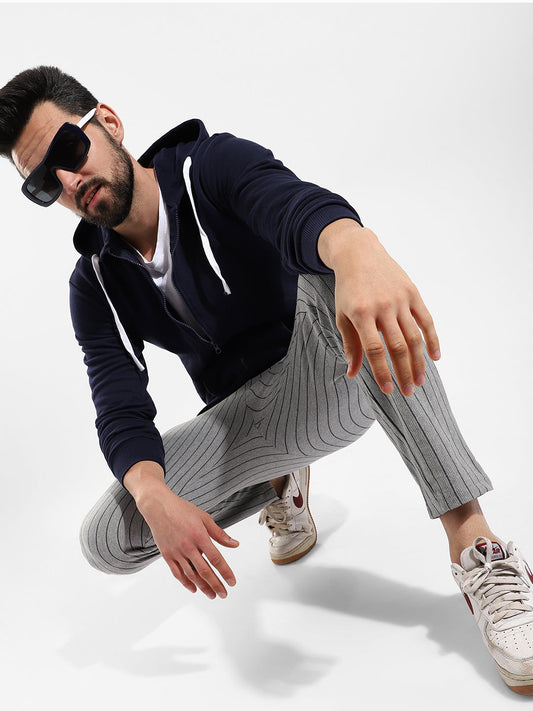Cotton Solid Regular Fit Tracksuit For Casual Wear