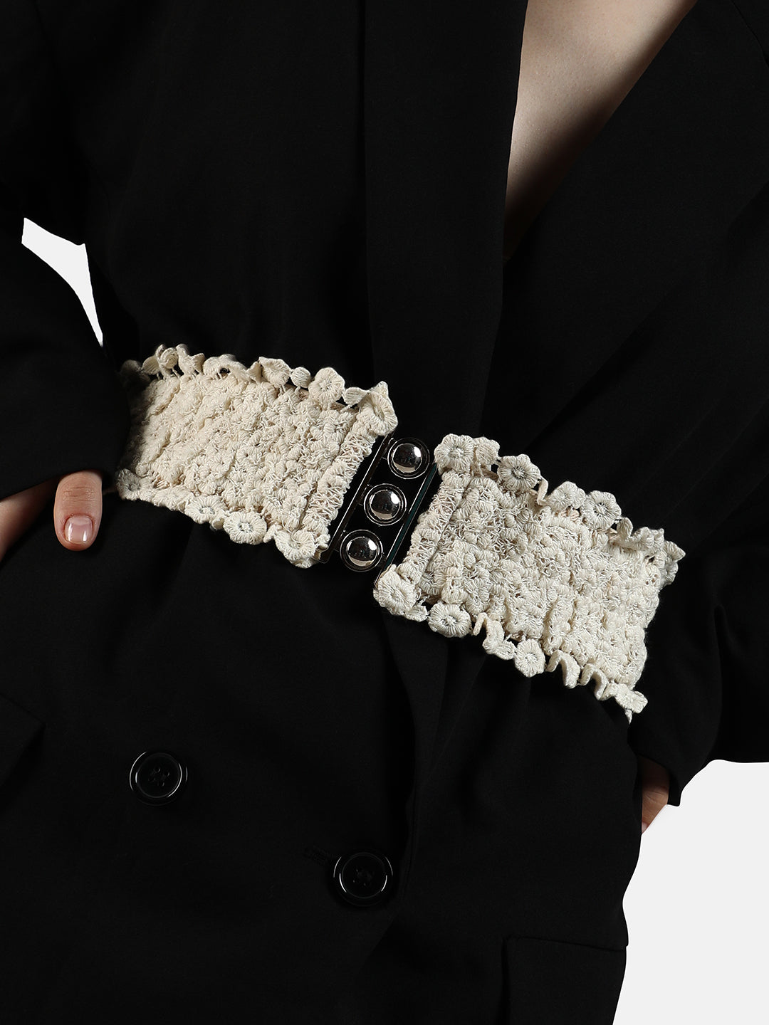 The Flora Belt - White