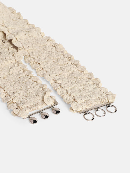 The Flora Belt - White