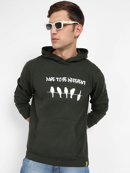 Dare To Be Different Hoodie With Kangaroo Pocket