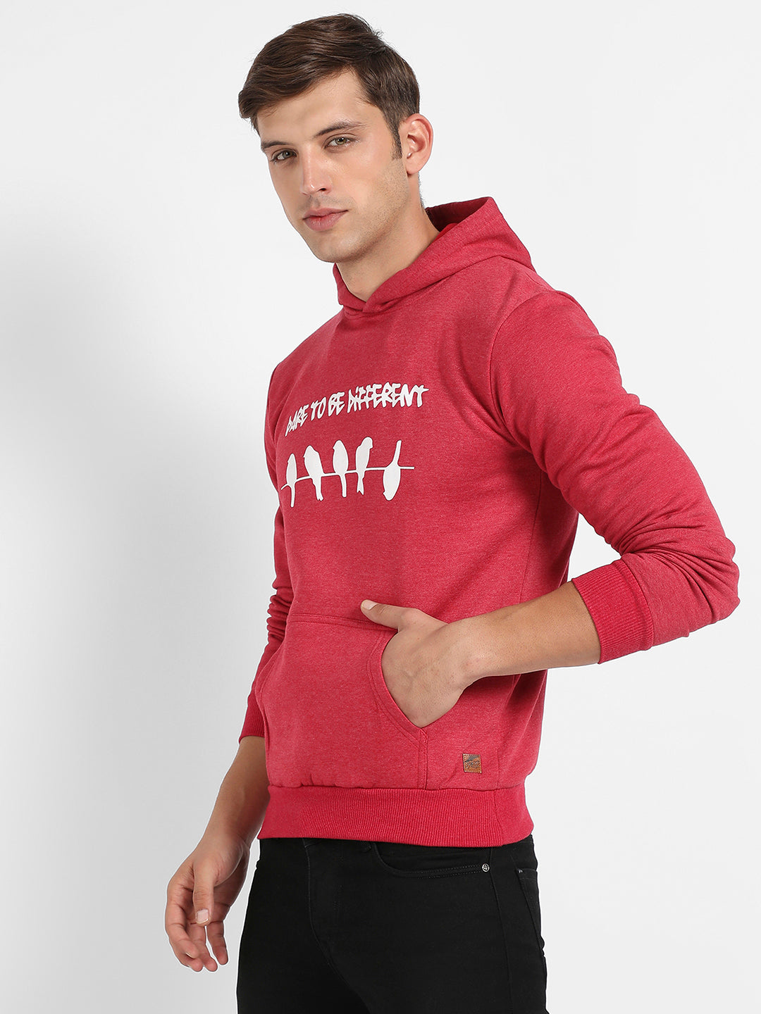 Dare To Be Different Hoodie With Kangaroo Pocket