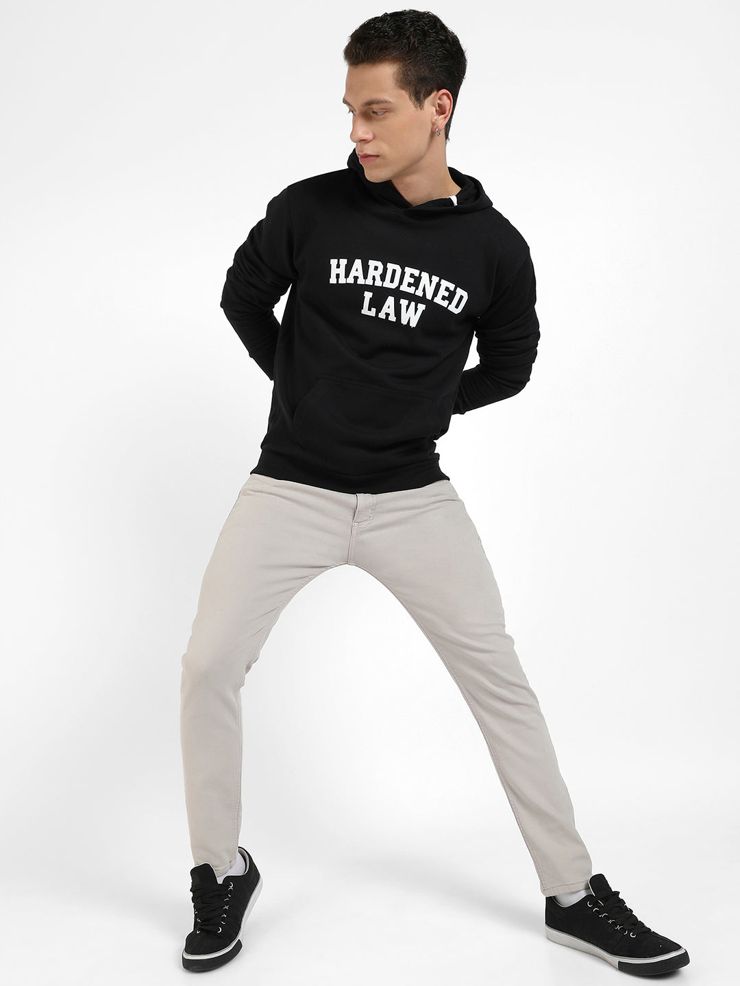 Hardened Law Hoodie With Kangaroo Pocket