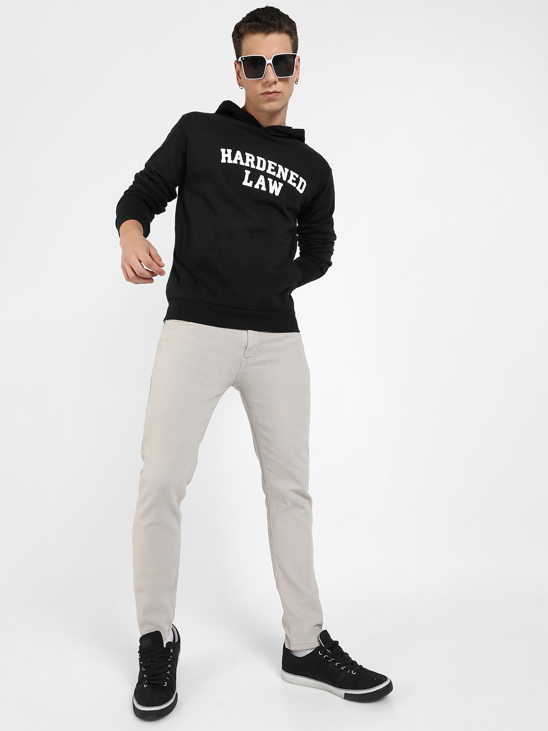 Hardened Law Hoodie With Kangaroo Pocket