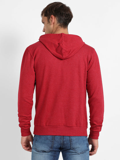 Maroon Nobody Likes Me Hoodie With Kangaroo Pockets