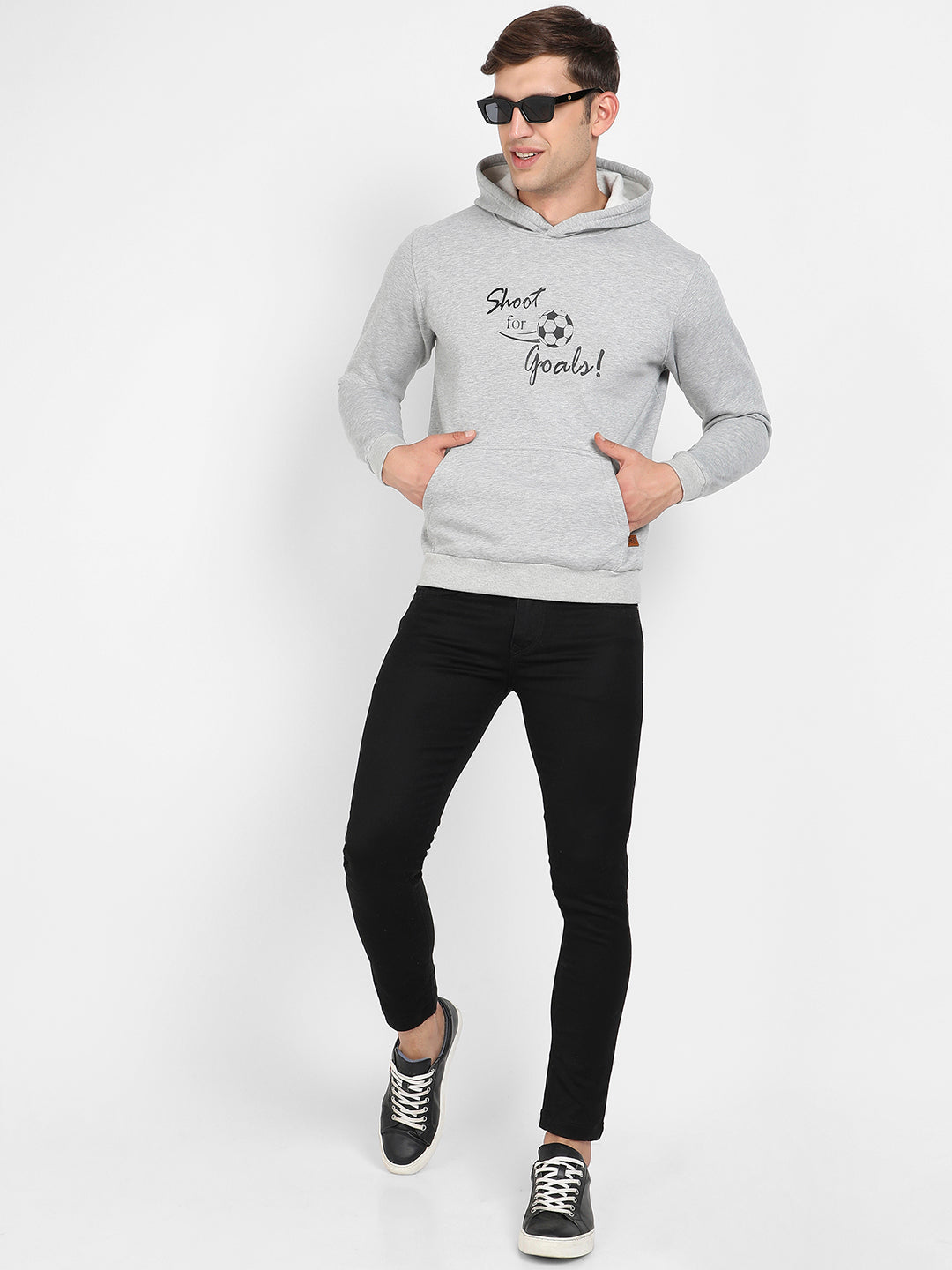 Shoot For Goals Hoodie With Kangaroo Pocket