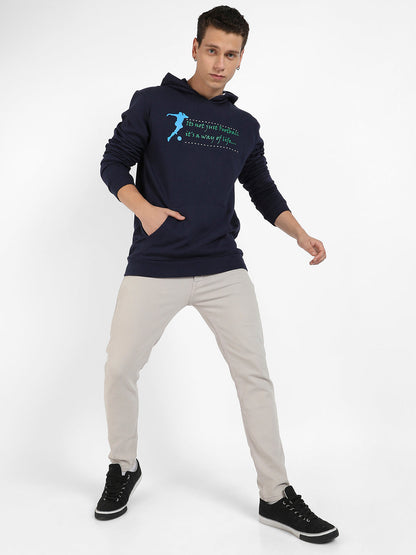 Football Way Of Life Hoodie With Kangaroo Pocket