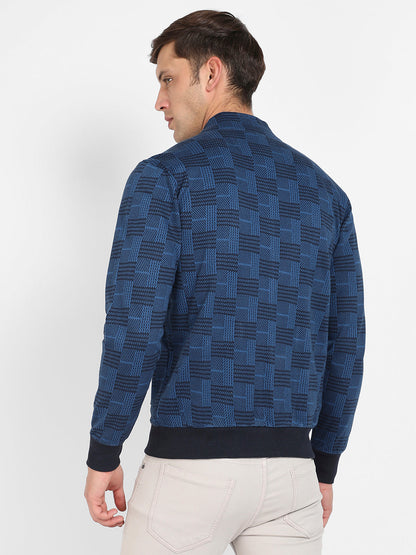 Textured Jacket With Flap Pocket